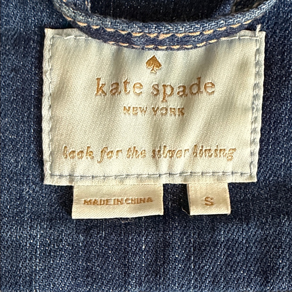 Kate Spade Dark Blue Jean Jacket - Picture 7 of 8